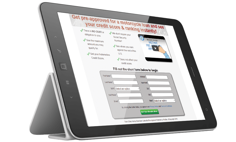 Motorsports Softpull Credit App