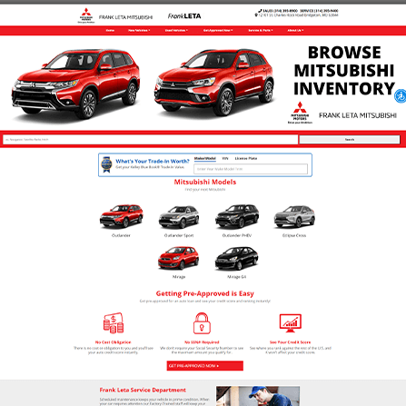 custom auto dealer website