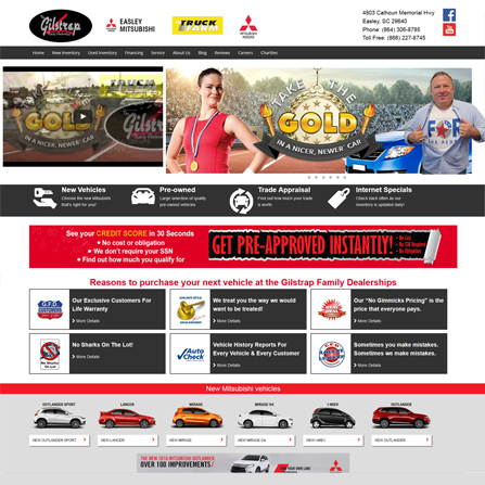 custom auto dealer website