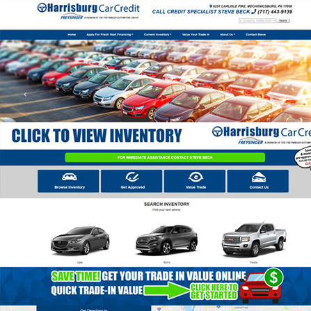 custom auto dealer website