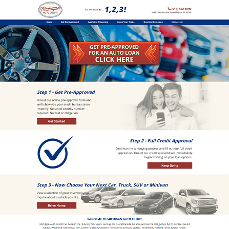 custom auto dealer website