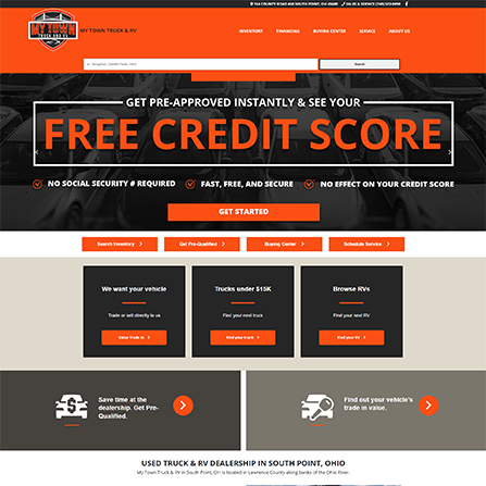 custom auto dealer website