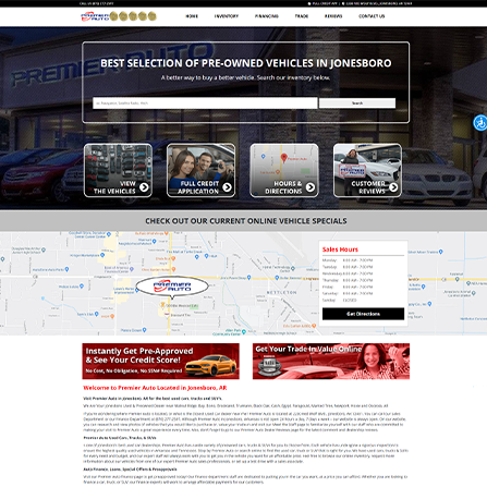 custom auto dealer website