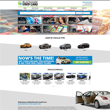 Template Dealership Website