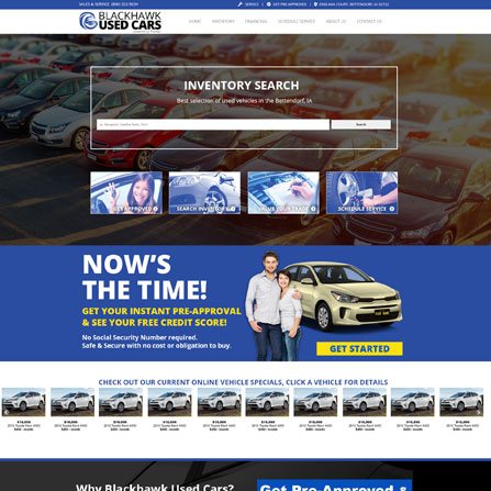 Template Dealership Website