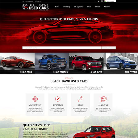 Template Dealership Website